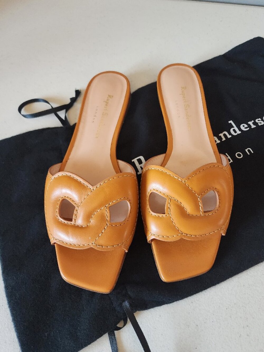 Rupert Sanderson Lido Slide "NEW"